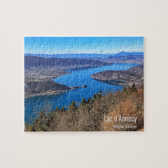 Lac d’Annecy / Lake Annecy, French Alps Jigsaw Puzzle (Horizontal)