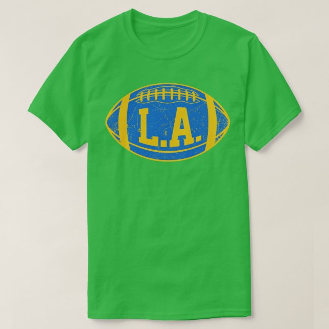 LAC Retro Yellow T-Shirt (Design Front)