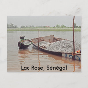 Lac Rose, Sénégal Postcard