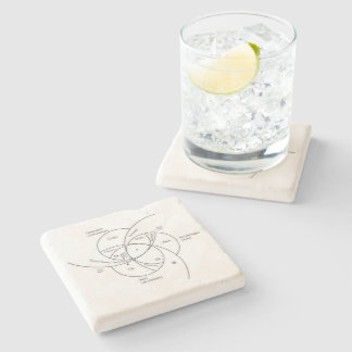 Lacan Stone Coaster