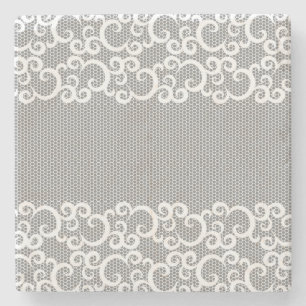 Lace 1 stone coaster