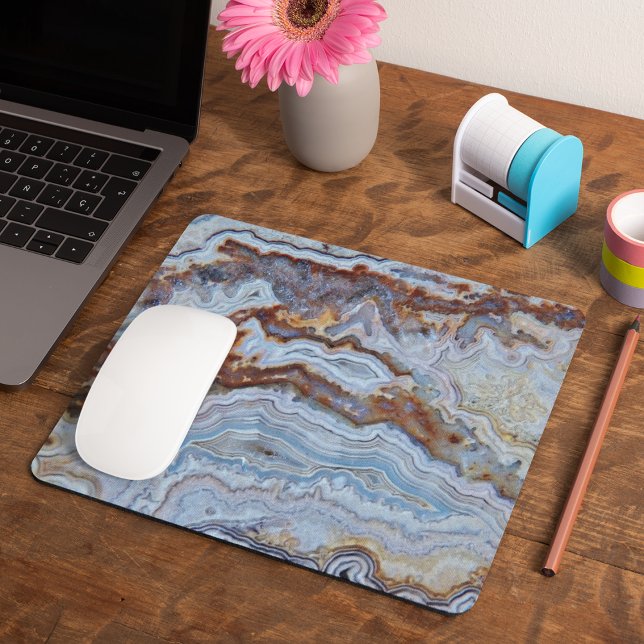 Lace Agate Rock Pattern Mouse Mat (In Situ)