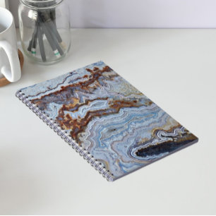 Lace Agate Rock Pattern Notebook
