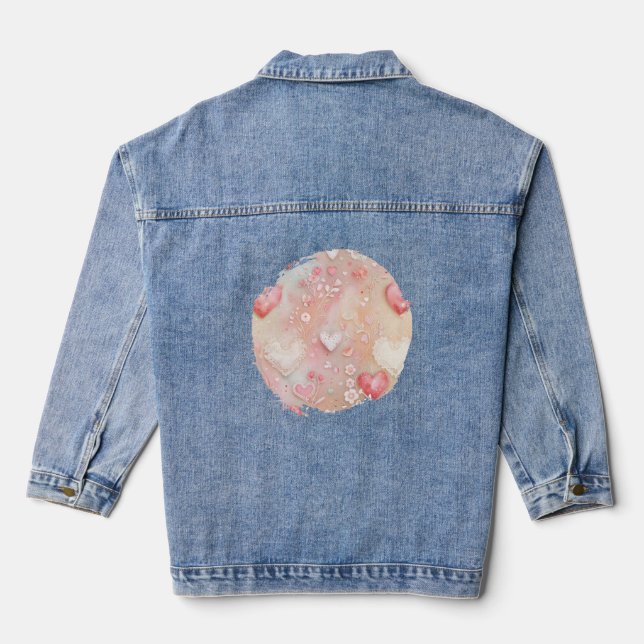 Lace and Light Denim Jacket (Back)