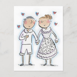 Lace Anniversary Postcard