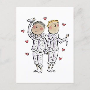 Lace Anniversary Postcard