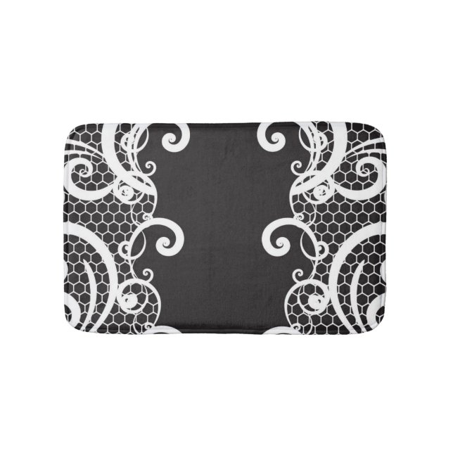 Lace background 1 bath mat (Front)