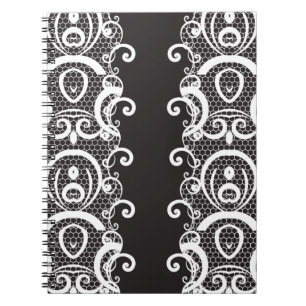 Lace background 1 notebook