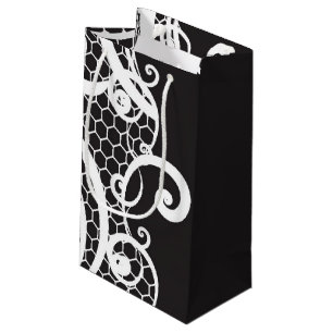 Lace background 1 small gift bag
