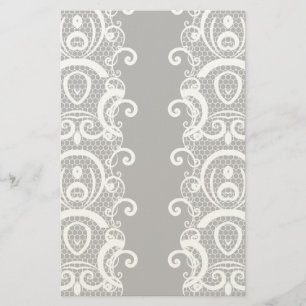 Lace background 1 stationery