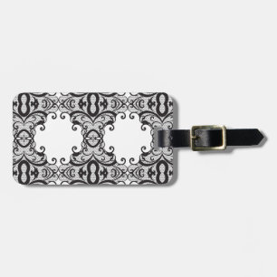 Lace background 2 luggage tag