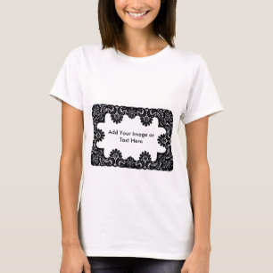 Lace Black & White The MUSEUM Zazzle Gifts T-Shirt