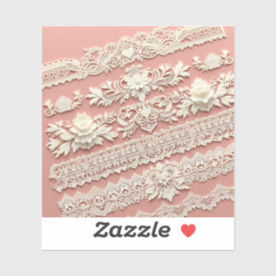 Lace border stickers to add a touch of elegance 