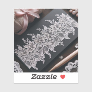 Lace border stickers to add a touch of elegance 