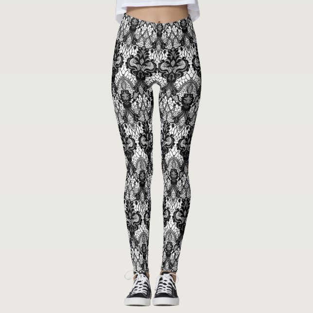 "Lace Boss"  Leggings (Front)