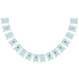 Lace Bridal Shower Banner with Date - Bunting Flag