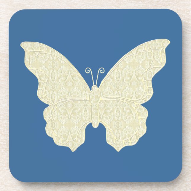 Lace Butterfly Coasters (Front)