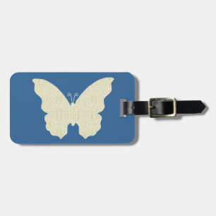 Lace Butterfly Luggage Tag