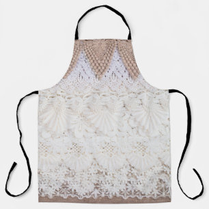 Lace cloth background and texture apron