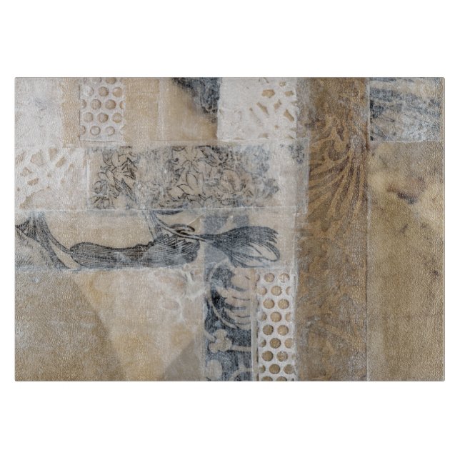 Lace Collage I Cutting Board (Front)