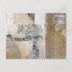 Lace Collage I Postcard