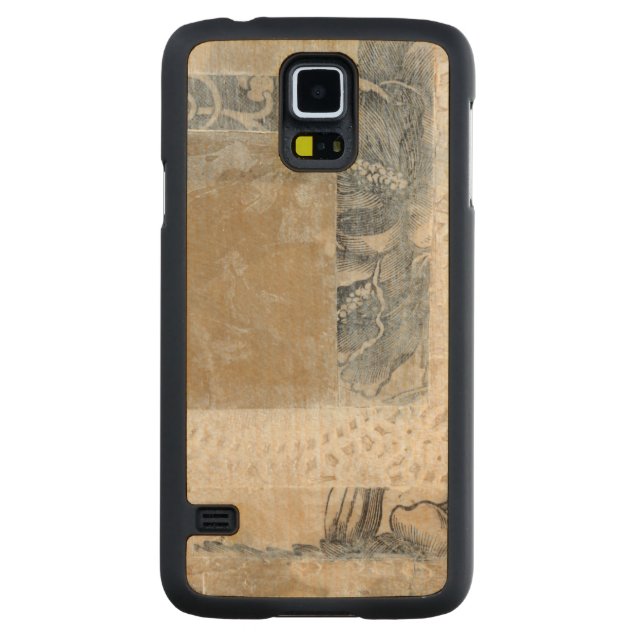Lace Collage II Carved Maple Galaxy S5 Case (Back)
