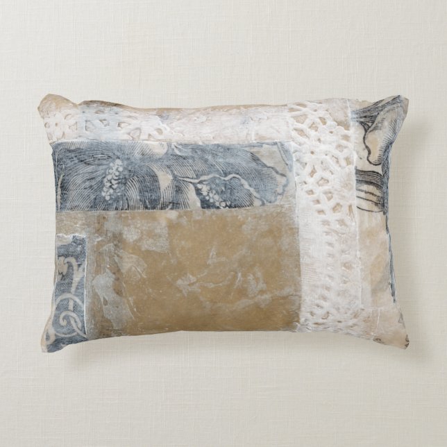 Lace Collage II Decorative Cushion (Front)