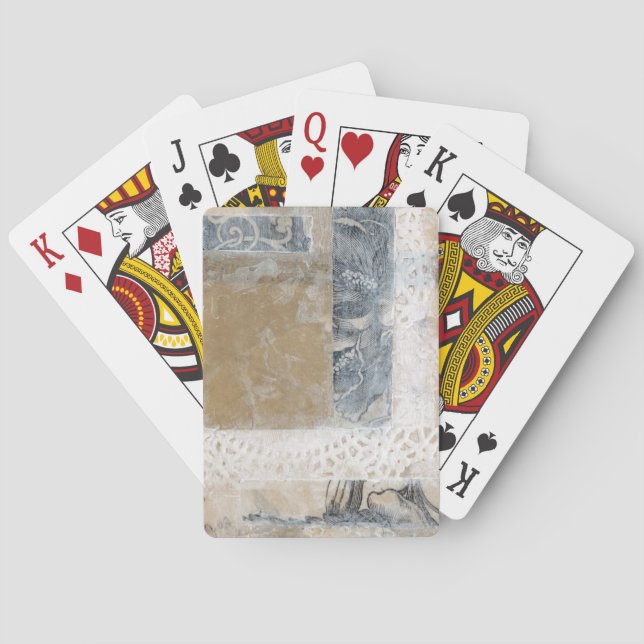 Lace Collage II Playing Cards (Back)