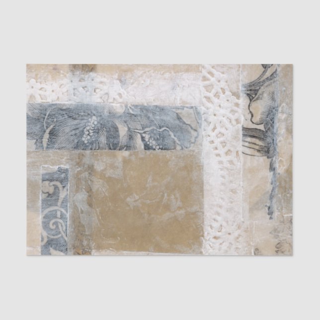 Lace Collage II Tissue Paper (Front)