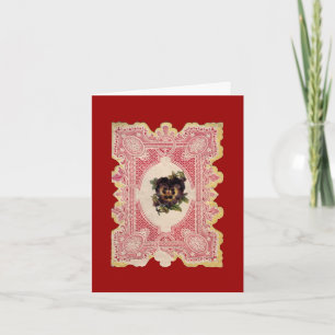 Lace Cut-Out Valentine Holiday Card