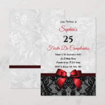 Lace & Damask Birthday