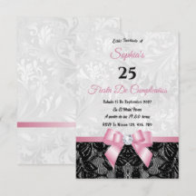 Lace & Damask Birthday