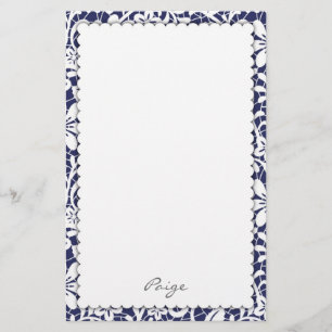 Lace Damask Personalised Stationery