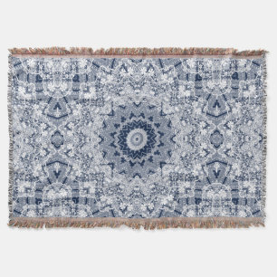 Lace decoration throw blanket