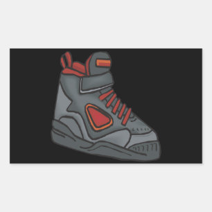 Lace Em Up Rectangular Sticker