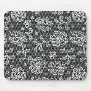 Lace fabric pattern 1 mouse mat