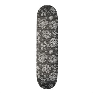 Lace fabric pattern 1 skateboard