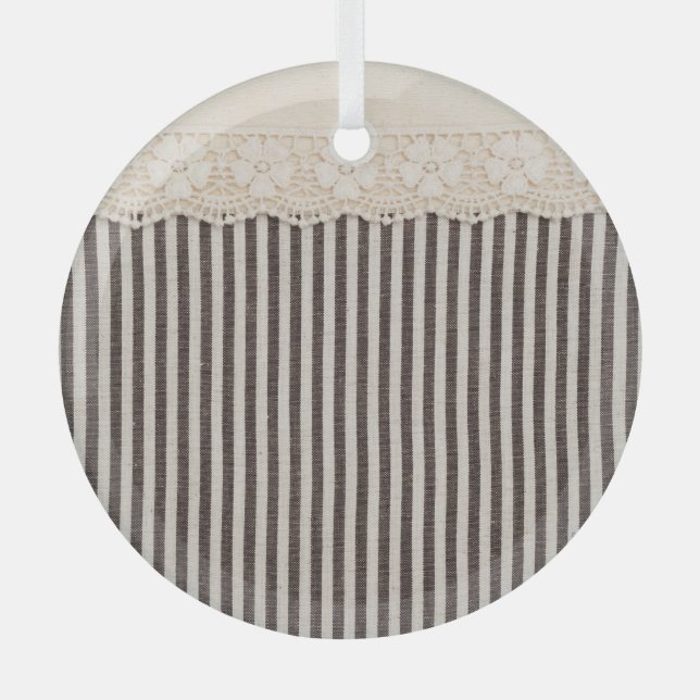 Lace fabric textile texture, background pattern. glass tree decoration (Front)