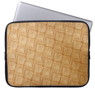 lace fabric textures laptop sleeve