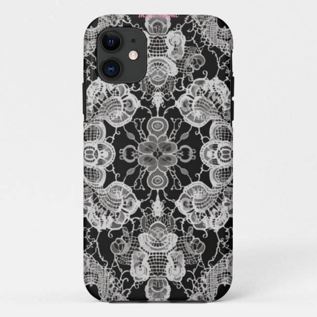 Lace Floral Harmony Case-Mate iPhone Case (Back)