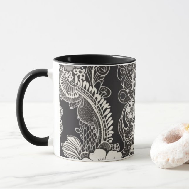 Lace Floral Harmony Mug (With Donut)