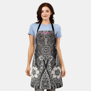 Lace Floral Harmony Mug Apron
