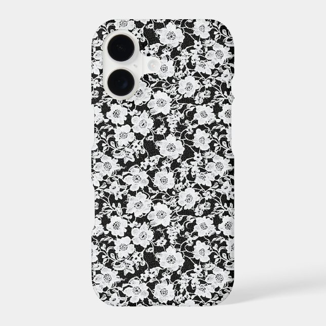 Lace Flower White Pattern (Back)