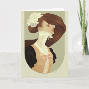 'Lace' Greeting Card