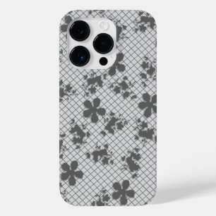 Lace Grey Floral Samsung Galaxy S6, Tough Case-Mate iPhone 14 Pro Case