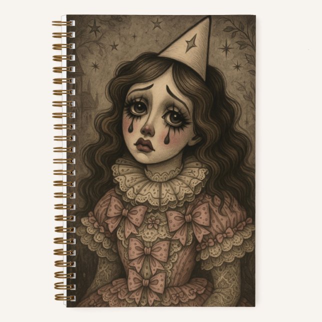 Lace, Lament, and the Moon Notebook (Front)