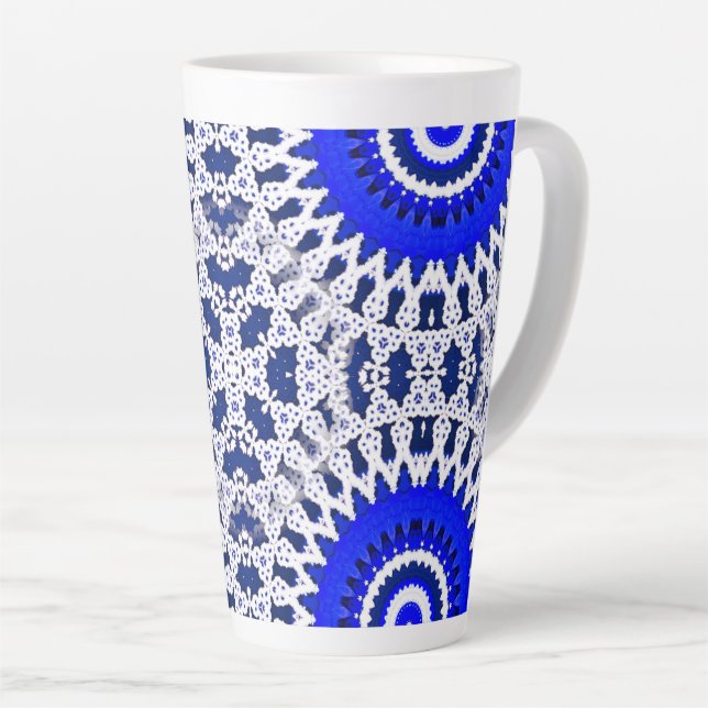 Lace latte mug (Right Angle)