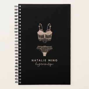 Lace Lingerie Boutique Logo Business Planner