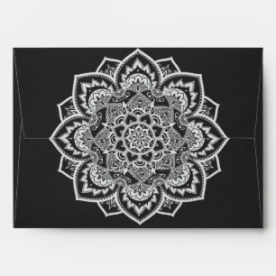 Lace Mandala Wedding Envelopes