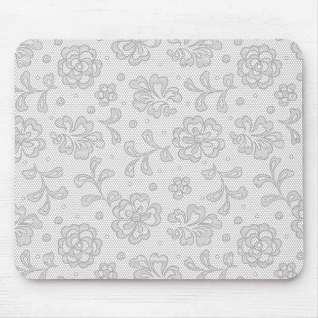 Lace pattern, flower vintage 1 mouse mat (Front)